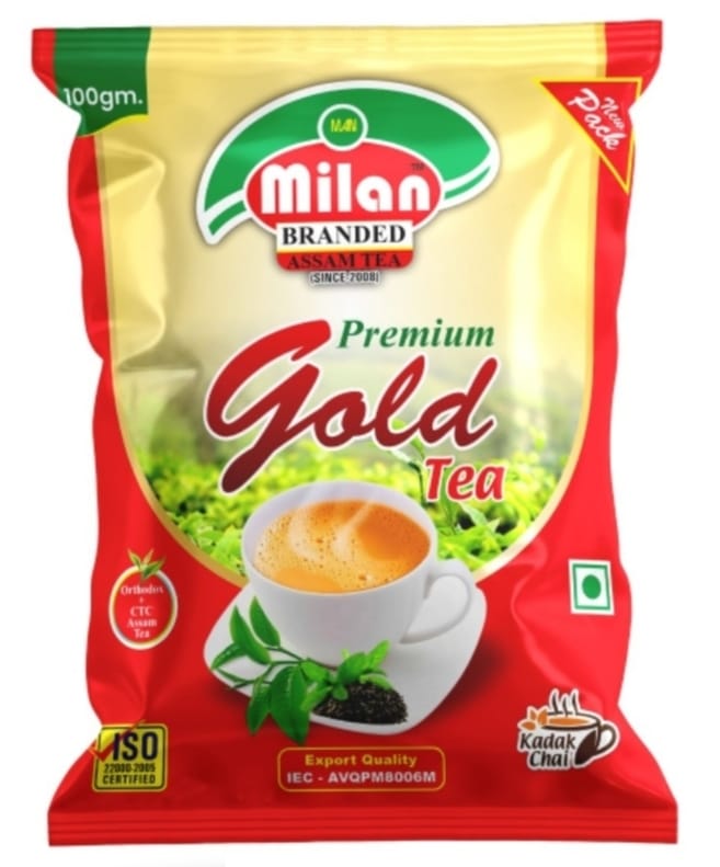 Milan Branded Premium Gold Tea – 100g (Pack of 10)