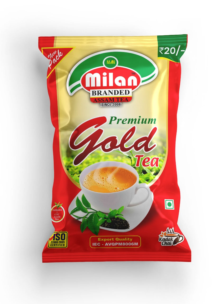 Milan Branded Premium Gold Tea – 50g (Pack of 20)