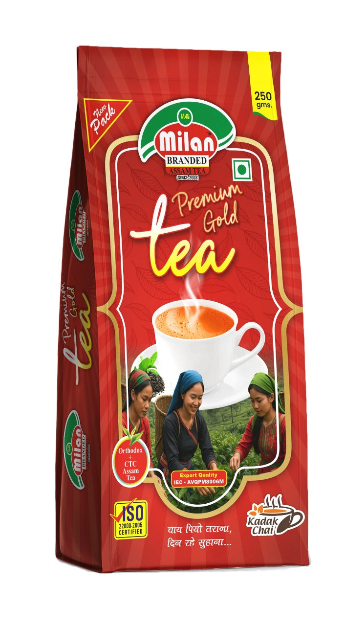 Milan Branded Premium Gold Tea – 250g (Pack of 4)